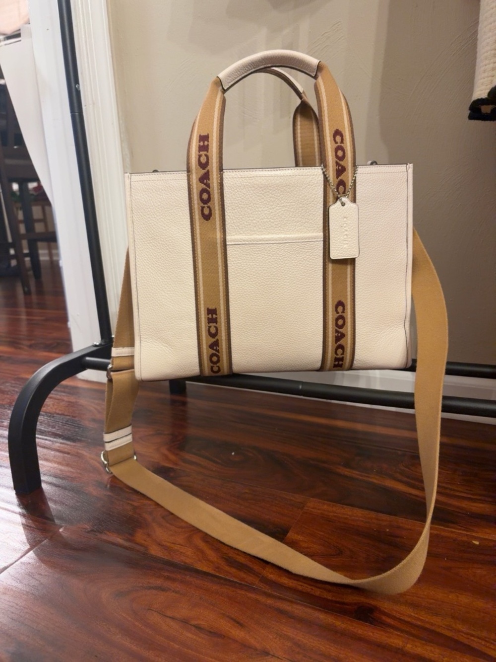 Coach Smith Tote CM067 w Detachable Cross Body strap